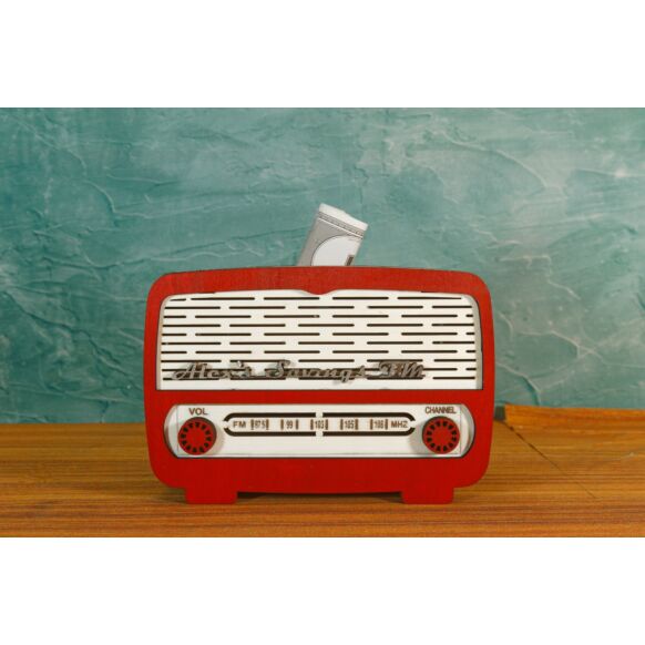 Vintage Radio Money Box