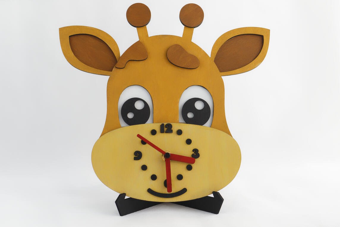 Designing and Making Baby Giraffe Clock